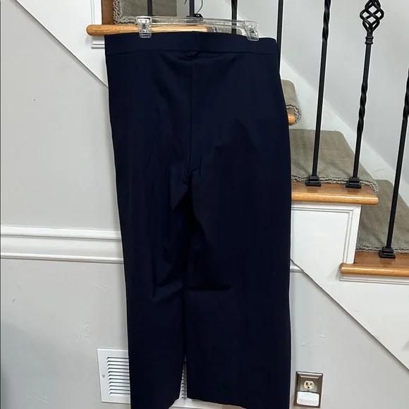 Ann Taylor Navy Blazer and wide leg pants with Gold Buttons - Picture 8 of 11